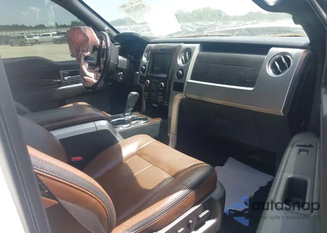 2013 Ford F-150 Platinum из США, поврежденный, VIN 1FTFW1ETXDFA11687